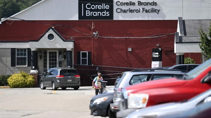 corelle charleroi glass facility